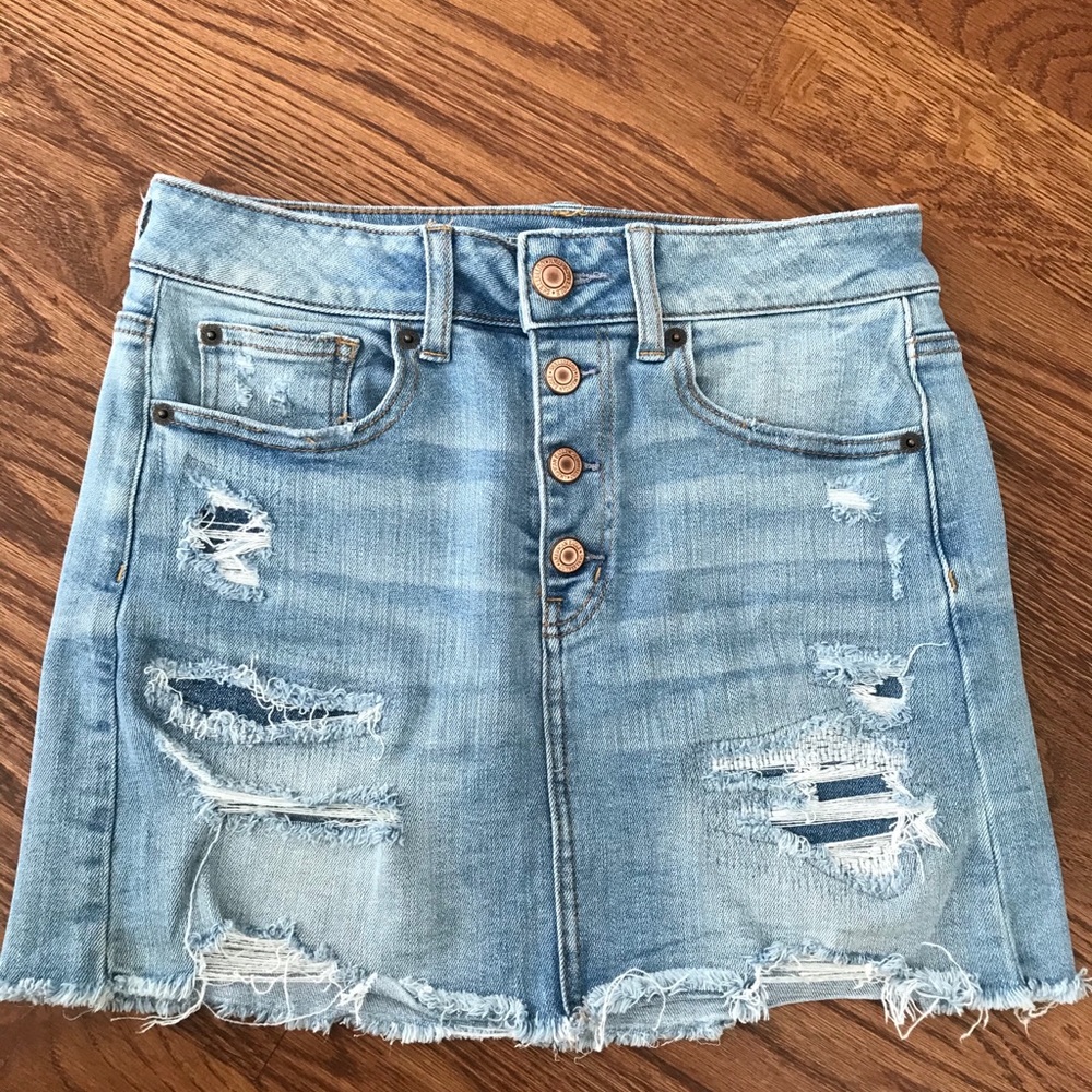 American Eagle Distressed Mini skirt